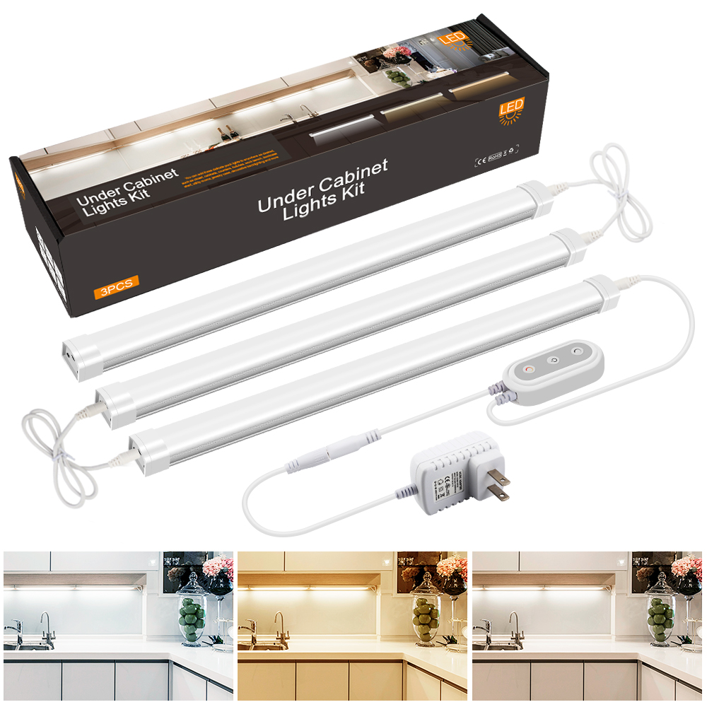 Moobibear 1200lm Dimmable 12inches Linkable LED Under Counter Light ...